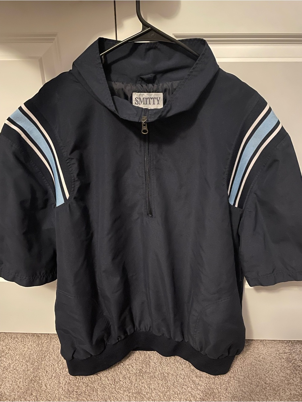 Smitty Umpire Jacket with Light Blue Stripes